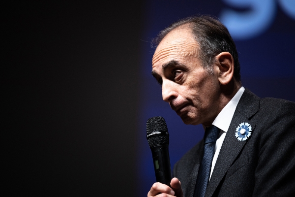 Eric Zemmour, lors d'un déplacement à Bordeaux pour la promotion de son livre.