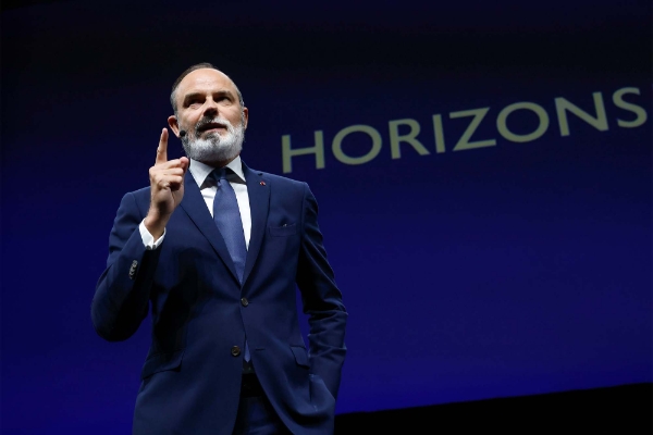 Edouard Philippe lors du lancement de son parti Horizons.