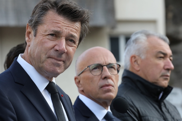 Christian Estrosi et Eric Ciotti, le 2 octobre 2021.