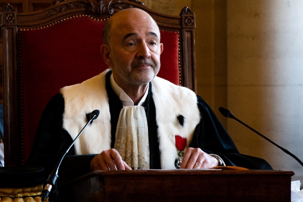 Le premier président de la Cour des comptes, Pierre Moscovici.