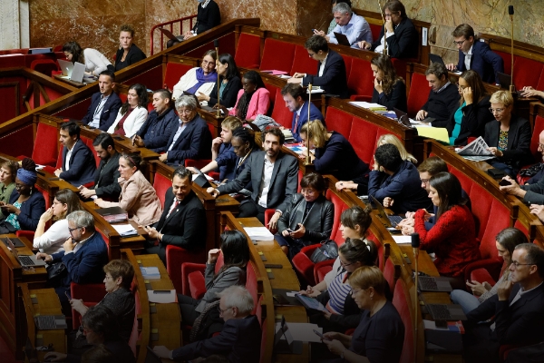 Une partie des députés Nupes à l'Assemblée nationale, le 3 octobre 2022.