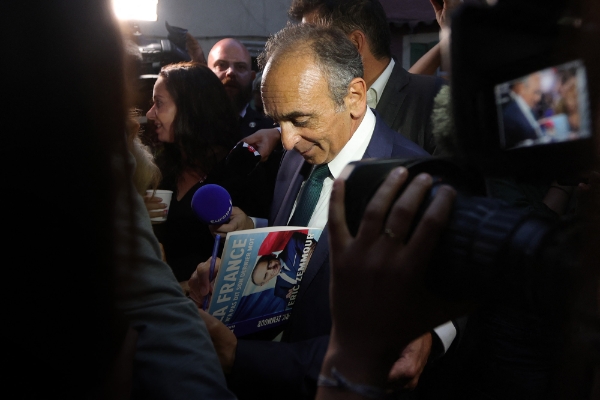 Le président du parti Reconquête, Eric Zemmour, à Cogolin (Var), le 12 juin 2022.