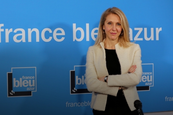 La présidente de Radio France Sibyle Veil, le 13 janvier 2021, à Nice.