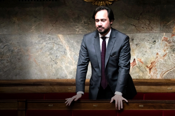 L'ancien député de La République en marche (LREM), Grégory Besson-Moreau, ici à l'Assemblée en avril 2019.