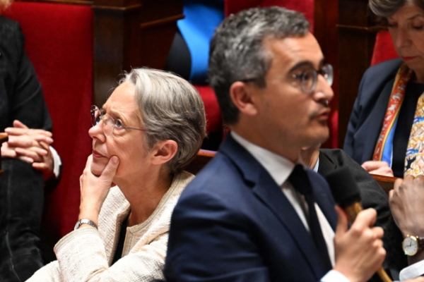 Elisabeth Borne et Gérald Darmanin.