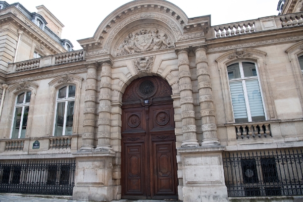 Le siège parisien de la banque Morgan Stanley.