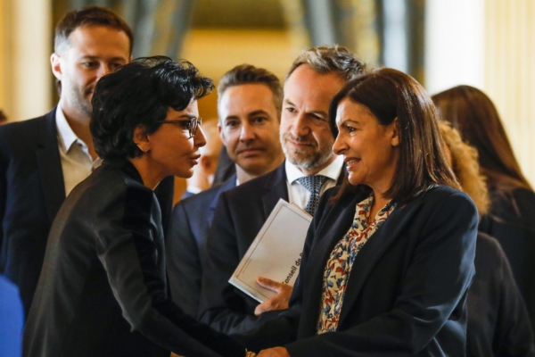 Rachida Dati et Anne Hidalgo le 3 juillet.