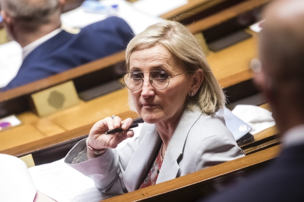 La présidente de la commission de la défense nationale et des forces armées de l'Assemblée nationale Françoise Dumas.