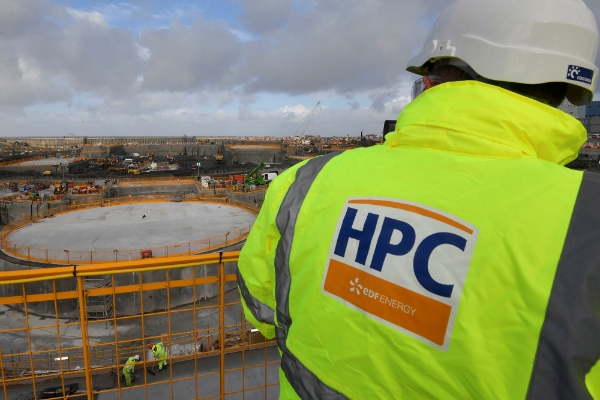 EDF assure avec CGN la construction des deux EPR d'Hinkley Point C.